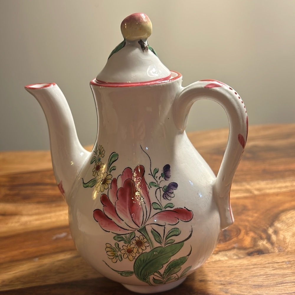 France Demi porcelain Luneville Teapot